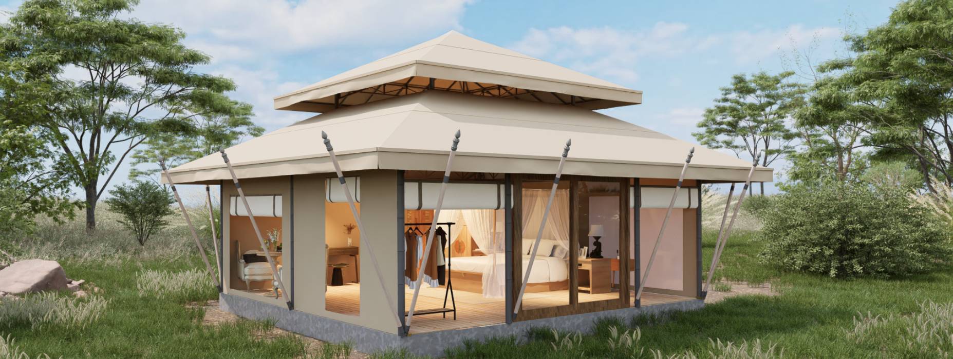 月湖区户外野奢帐篷